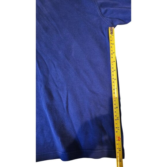 Disney Winnie The Pooh VTG Embroidered Turtleneck Shirt Blue Long Sleeve Sz L - Picture 6 of 13